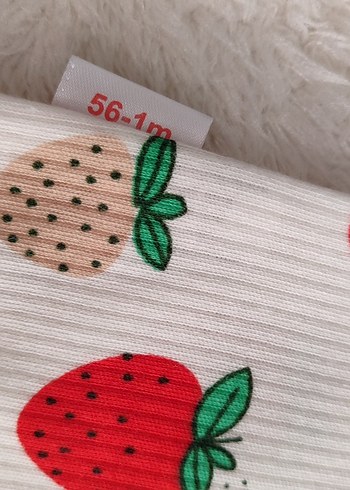 3 Ay Beden çeşitli Renk Çilek baskılı Kız tulum