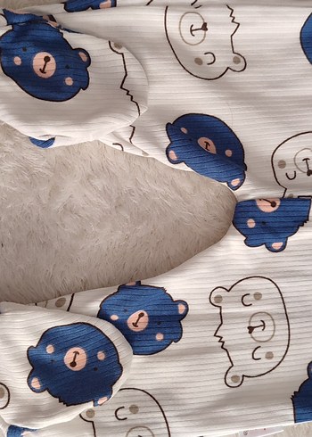 Uzun Kollu Patikli Bebek Tulumu - Görsel 4