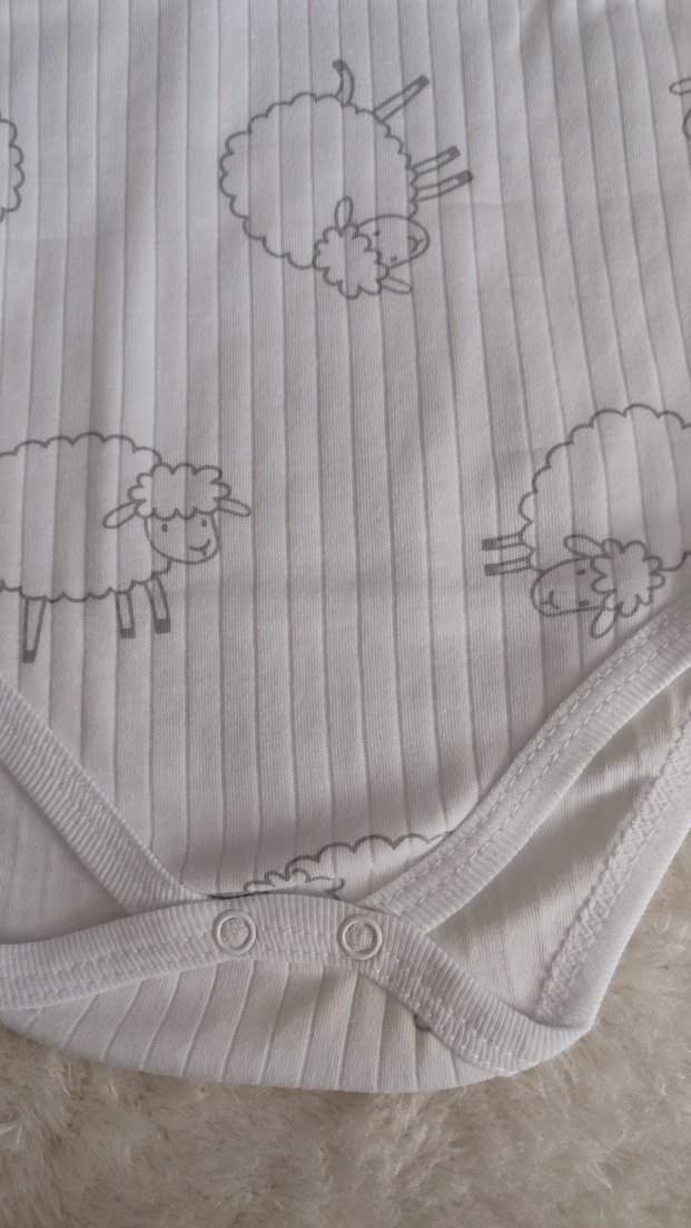 unisex kuzu baskılı zıbın - Görsel 3