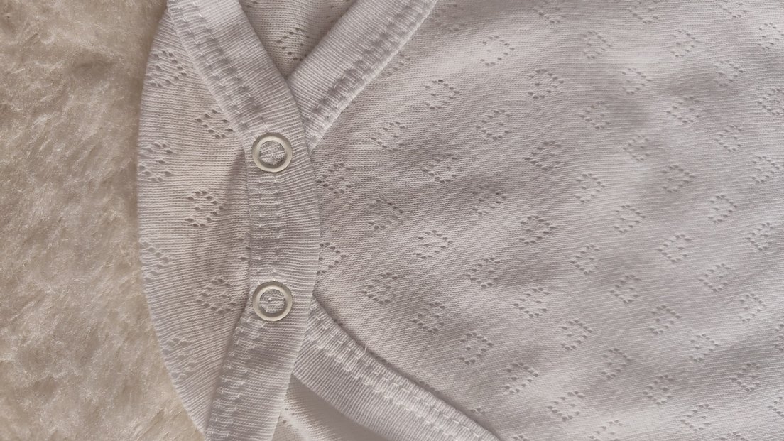 Beyaz dal askılı kız bebek zıbın - Görsel 2