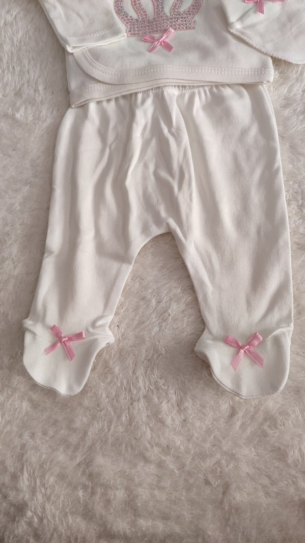 Beyaz Bebek Hastane Kıyafeti - Görsel 5