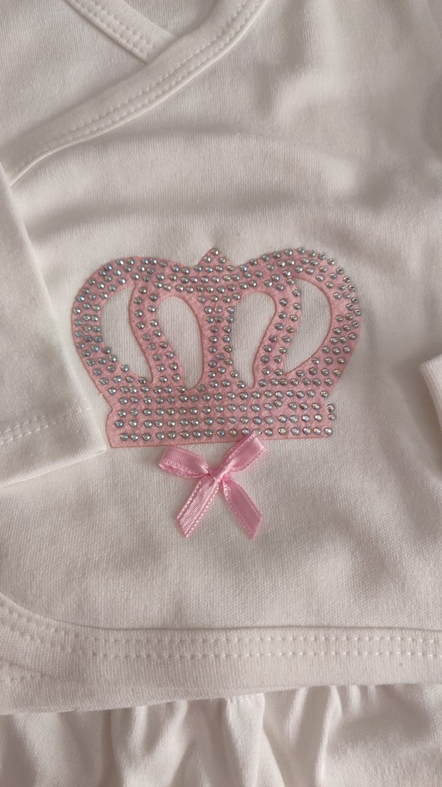 Beyaz Bebek Hastane Kıyafeti - Görsel 2