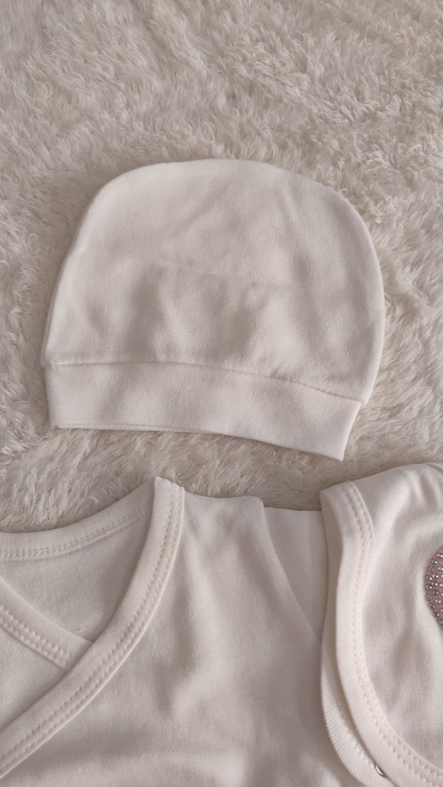 Beyaz Bebek Hastane Kıyafeti - Görsel 4