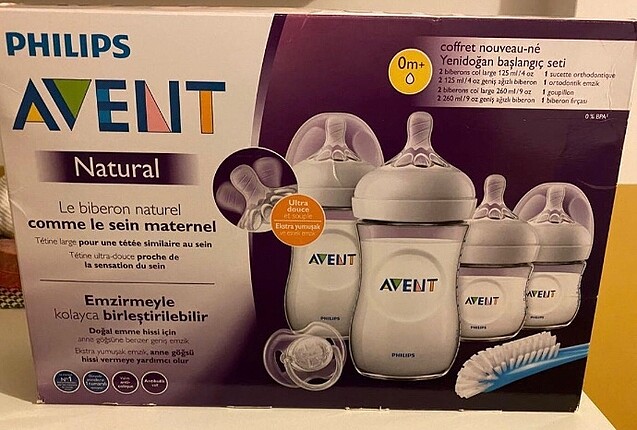 Philips avent natural tüm set hediyeli