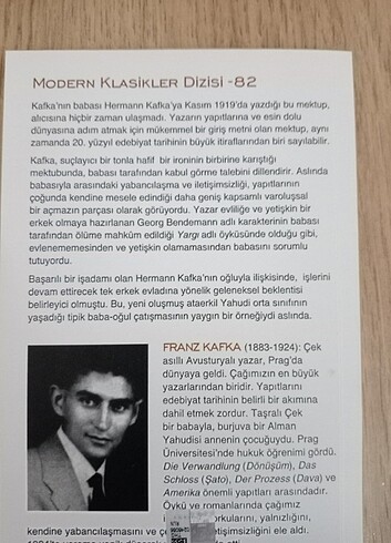  Franz Kafka - Babaya Mektup 