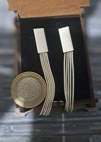 Diğer 925 ayar gümüş, Püsküllü Küpe