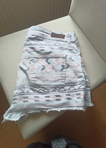 Bohem Tarzı Beyaz Mini Şort - Görsel 5