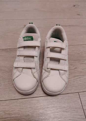 Beyaz Erkek Çocuk Spor Ayakkabı Velcro