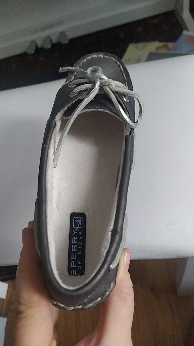 Gri unisex  Çocuk Der içi kürklü gibii Bağcıklı Ayakkabı. 33 no - Görsel 5