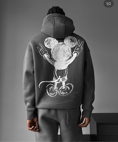 Kapusonlu sweatshirt unisex
