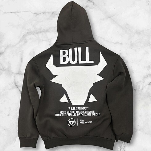xs Beden gri Renk Kapusonlu sweatshirt unisex