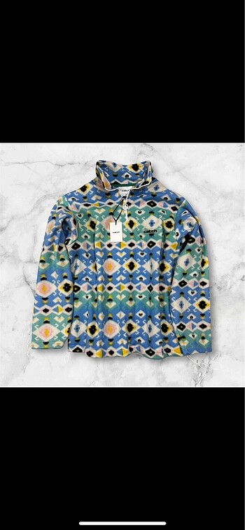Yarim fermuar unisex polar