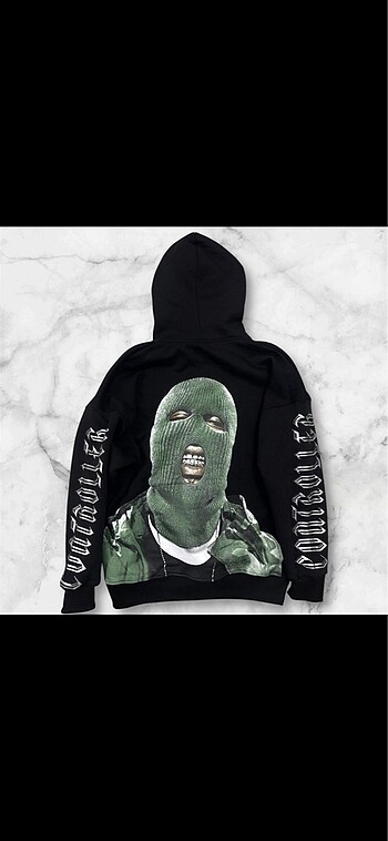 Unisex kapusonlu sweatshirt oversize