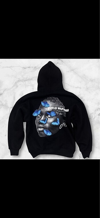 Unisex kapusonlu sweatshirt oversize