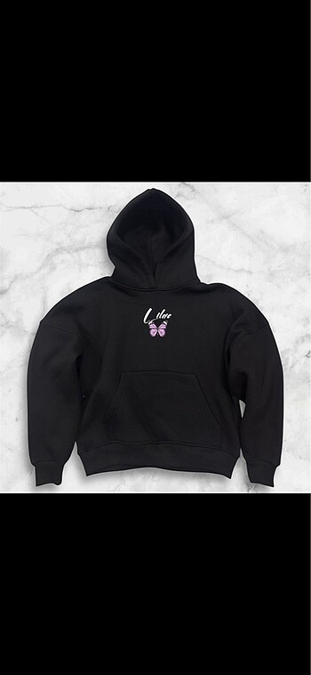 Zara Unisex kapusonlu sweatshirt