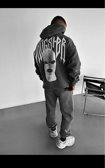 Unisex oversize kapusonlu sweatshirt