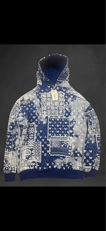 Unisex oversize kapusonlu sweatshirt