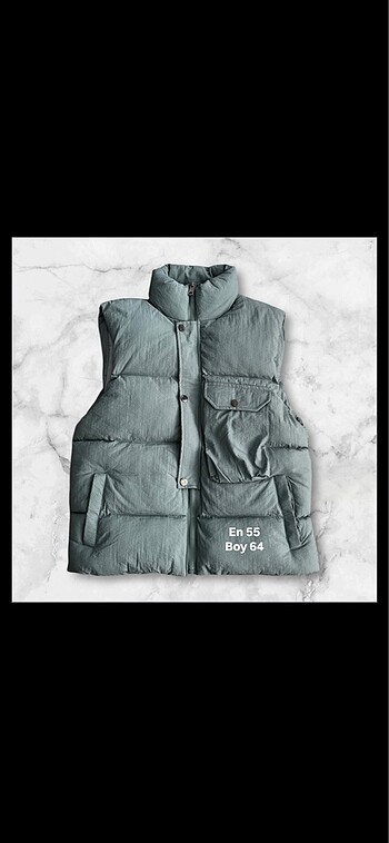 Parasut kumas sisme yelek (unusex) - Görsel 8