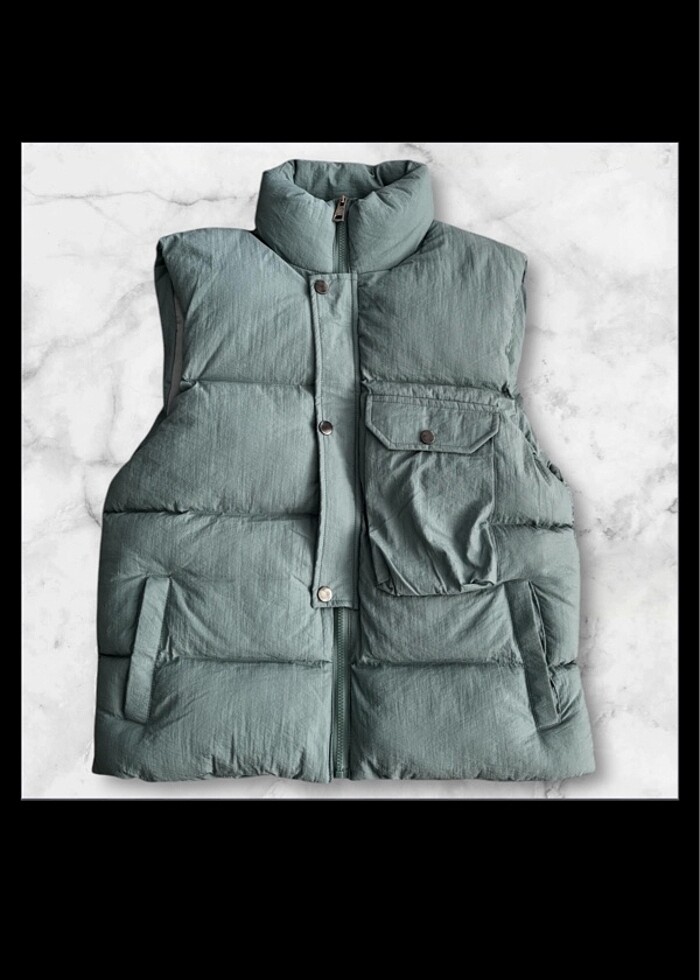 Parasut kumas sisme yelek (unusex) - Görsel 2