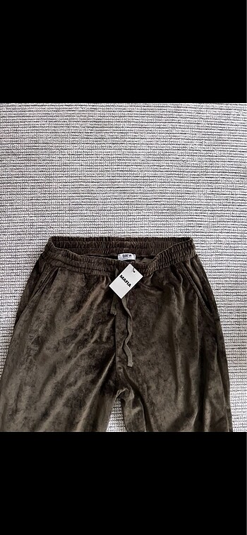 l Beden Dokumlu Salas kadife kumas esofman alti (unisex)