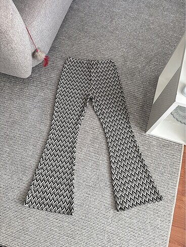 Ispanyol paca likrali kadin kumas pantalon