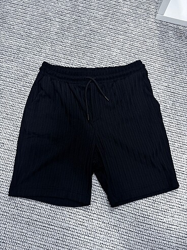 Belden lastikli ve ipli Yazlik ince kumas sort (unisex)