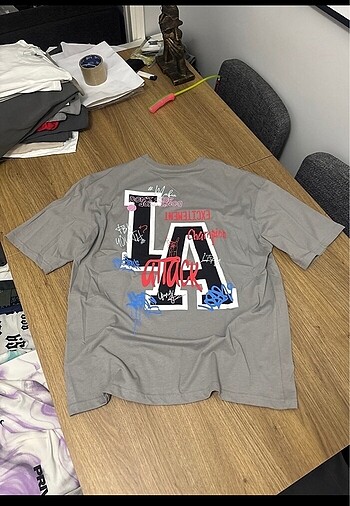 Unisex tshirt gri