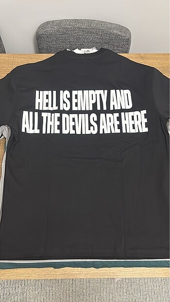 Unisex tshirt siyah