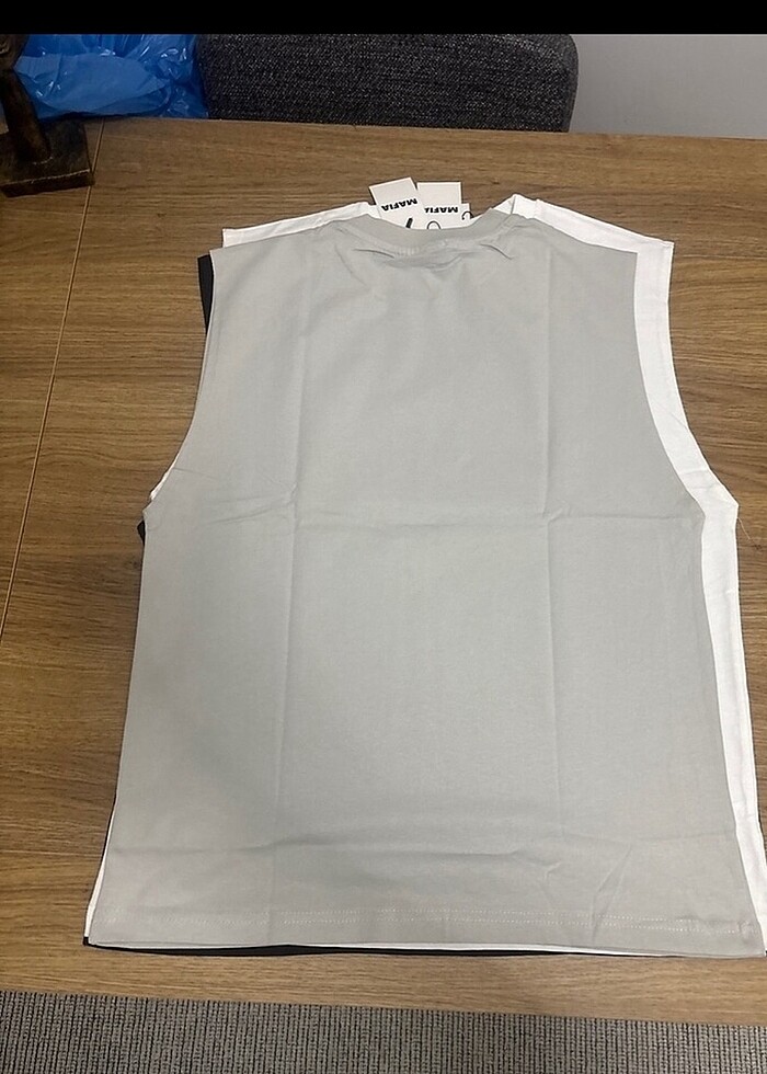 Unisex kolsuz tshirt - Görsel 5