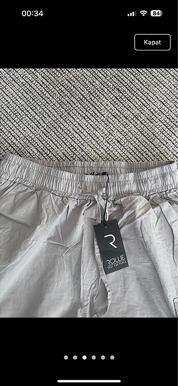 Belden lastikli ve ipli yazlik sort - Görsel 3