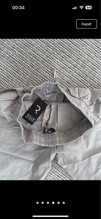 Belden lastikli ve ipli yazlik sort - Görsel 4