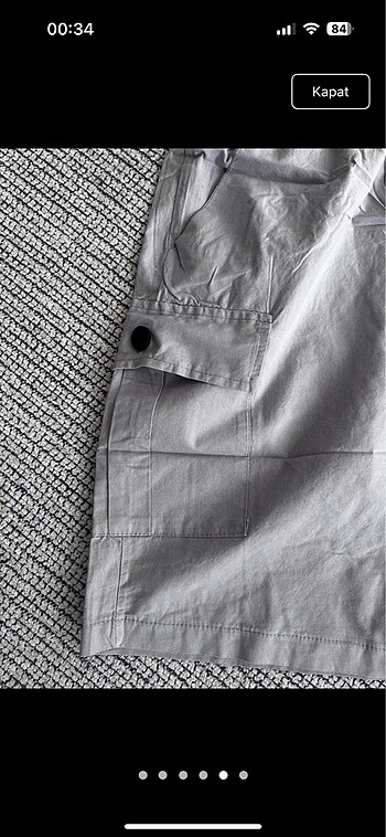 Belden lastikli ve ipli yazlik sort - Görsel 5