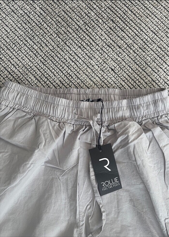 Belden lastikli ve ipli yazlik sort - Görsel 3