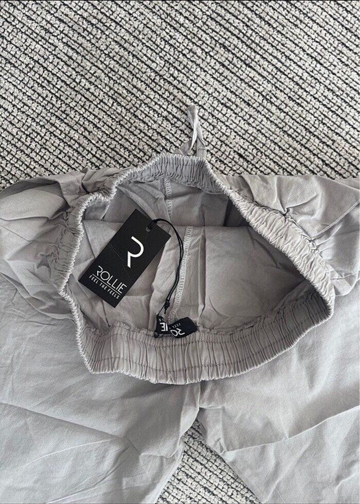 Belden lastikli ve ipli yazlik sort - Görsel 4