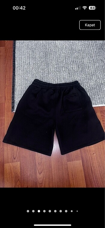 Belden lastikli ve iplu sort (unisex) - Görsel 3