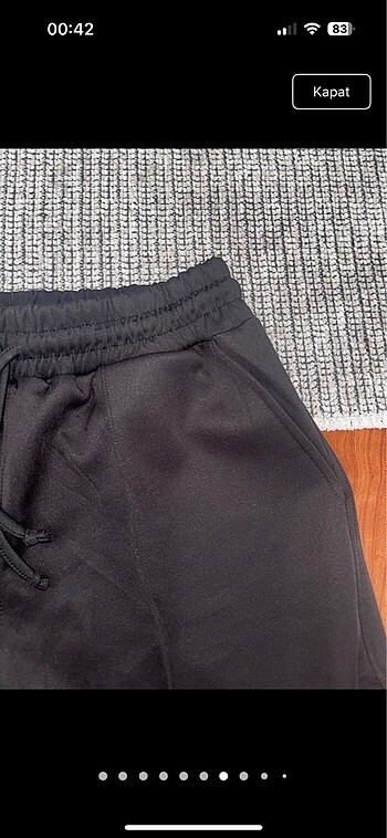 Belden lastikli ve iplu sort (unisex) - Görsel 7