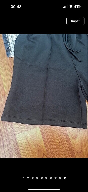 Belden lastikli ve iplu sort (unisex) - Görsel 11