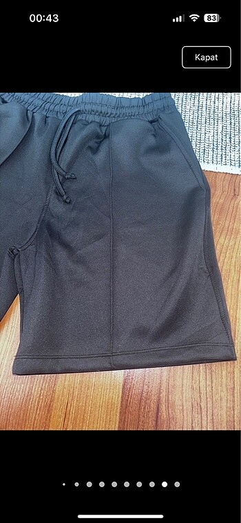 Belden lastikli ve iplu sort (unisex) - Görsel 10