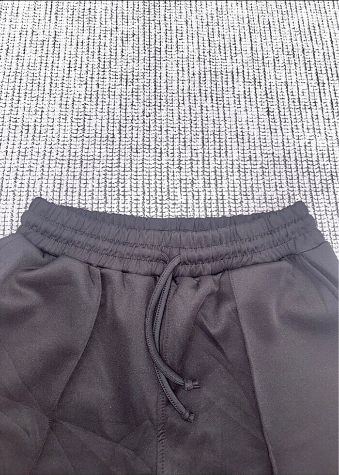 Belden lastikli ve iplu sort (unisex) - Görsel 5