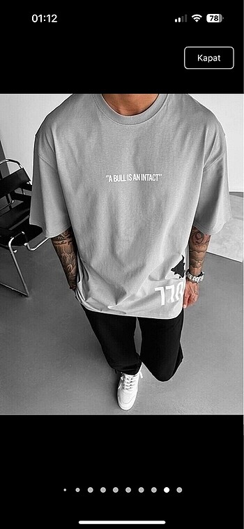 Unisex tisort (oversize ) - Görsel 11