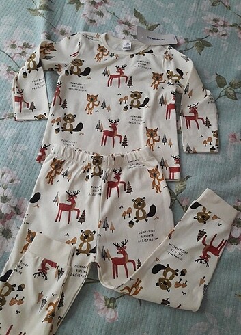 LC Waikiki Bebek alt üst pijama takımı