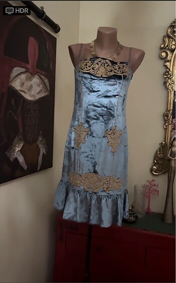 Mng by Zuhair Murad koyu yeşil Elbise