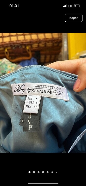 m Beden Mng by Zuhair Murad koyu yeşil Elbise
