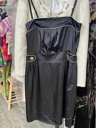 Marks&spencer siyah saten elbide