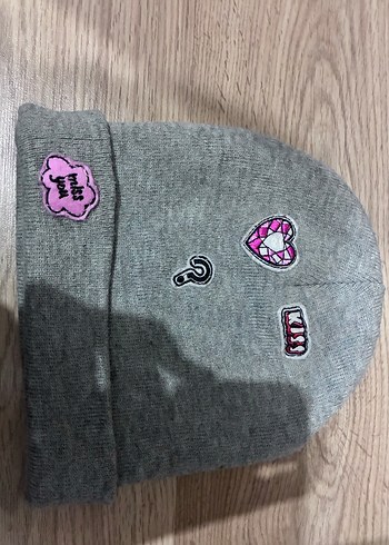 Gri Örgü Kadın Bere - Görsel 2