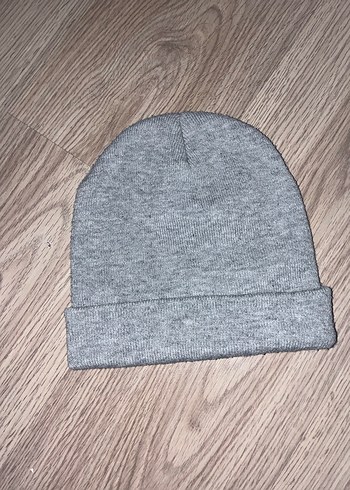 Gri Örgü Kadın Bere - Görsel 4