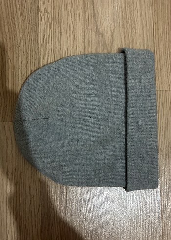 Gri Örgü Kadın Bere - Görsel 3