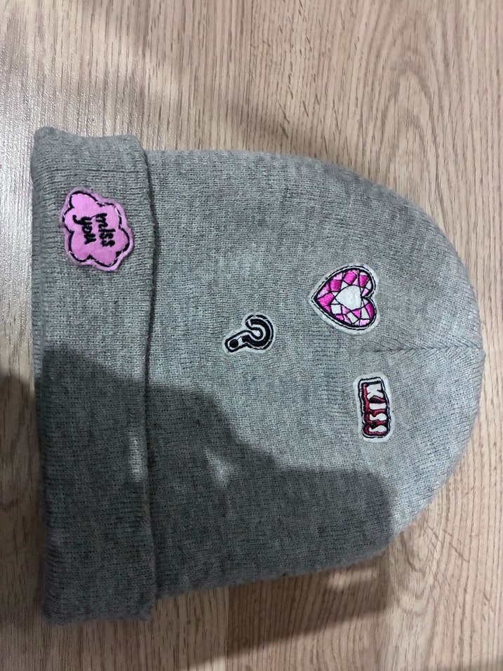 Gri Örgü Kadın Bere - Görsel 2