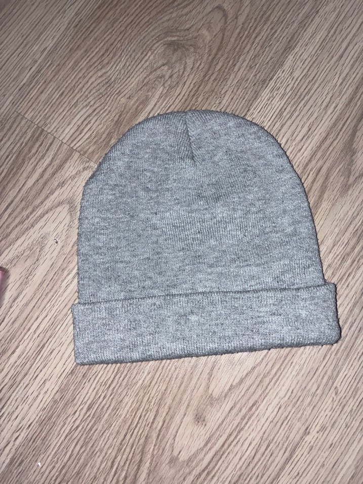 Gri Örgü Kadın Bere - Görsel 4