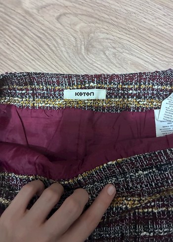 Kadın Çok Renkli Mini Etek - Görsel 5